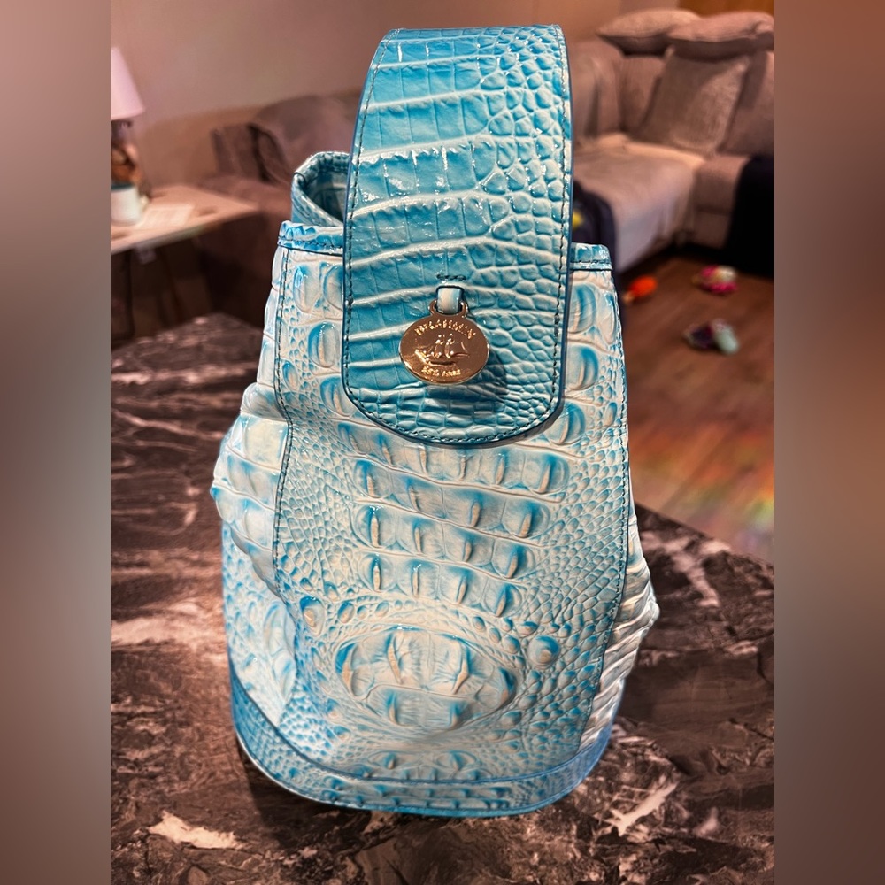 Brahmin Allie sling bag in Dusty Melbourne Blue
